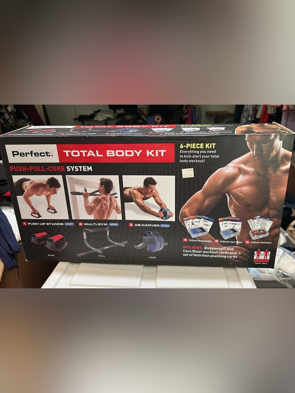 New in Box Perfect Total Body‎ Kit 4 Piece Exercise Set